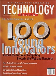MIT Technology Reviews TR100 award